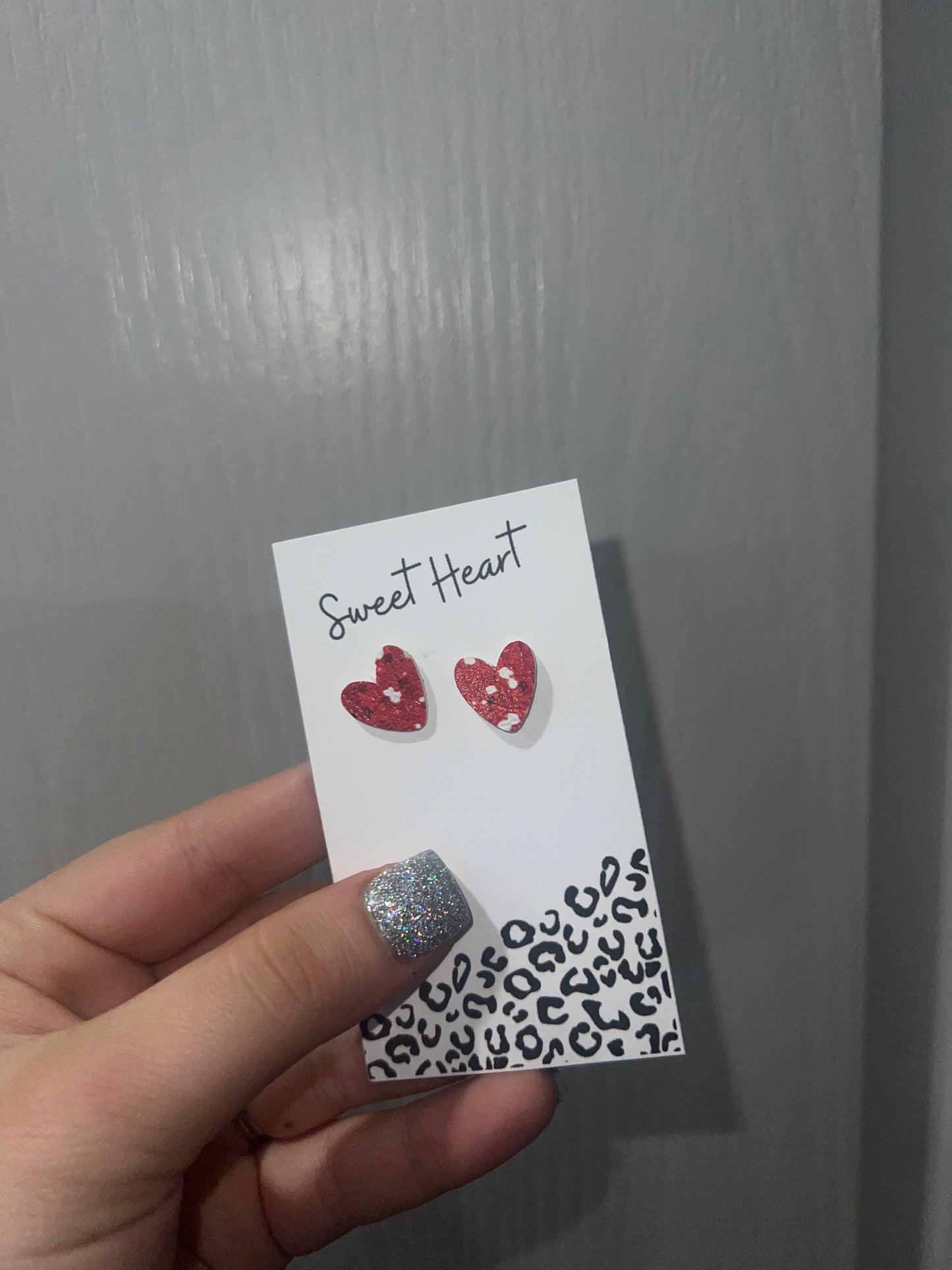 Small Heart Studs