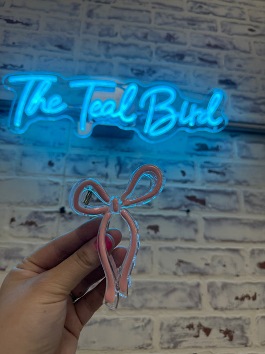 5 inch Bow Claw Clips