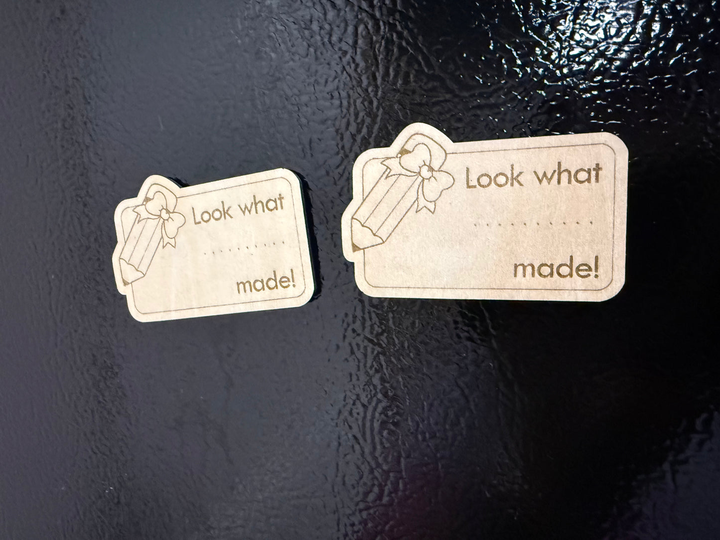 Look what _____ made! Girl Fridge Magnets