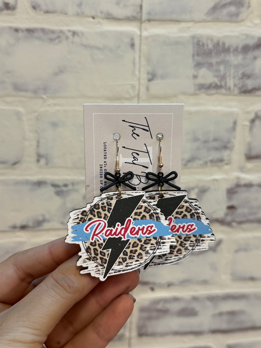 Cheeta Bow Raider Earrings