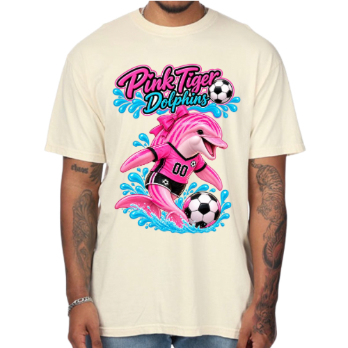 Pink Tiger Dolphins Team Shirt 2