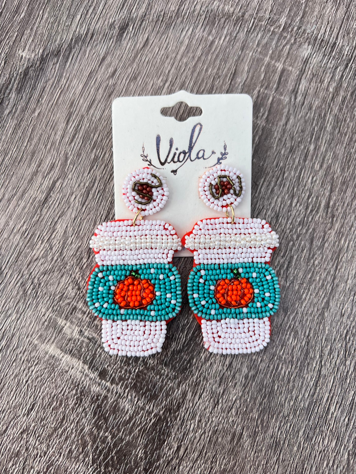 Pumpkin Latte Earrings