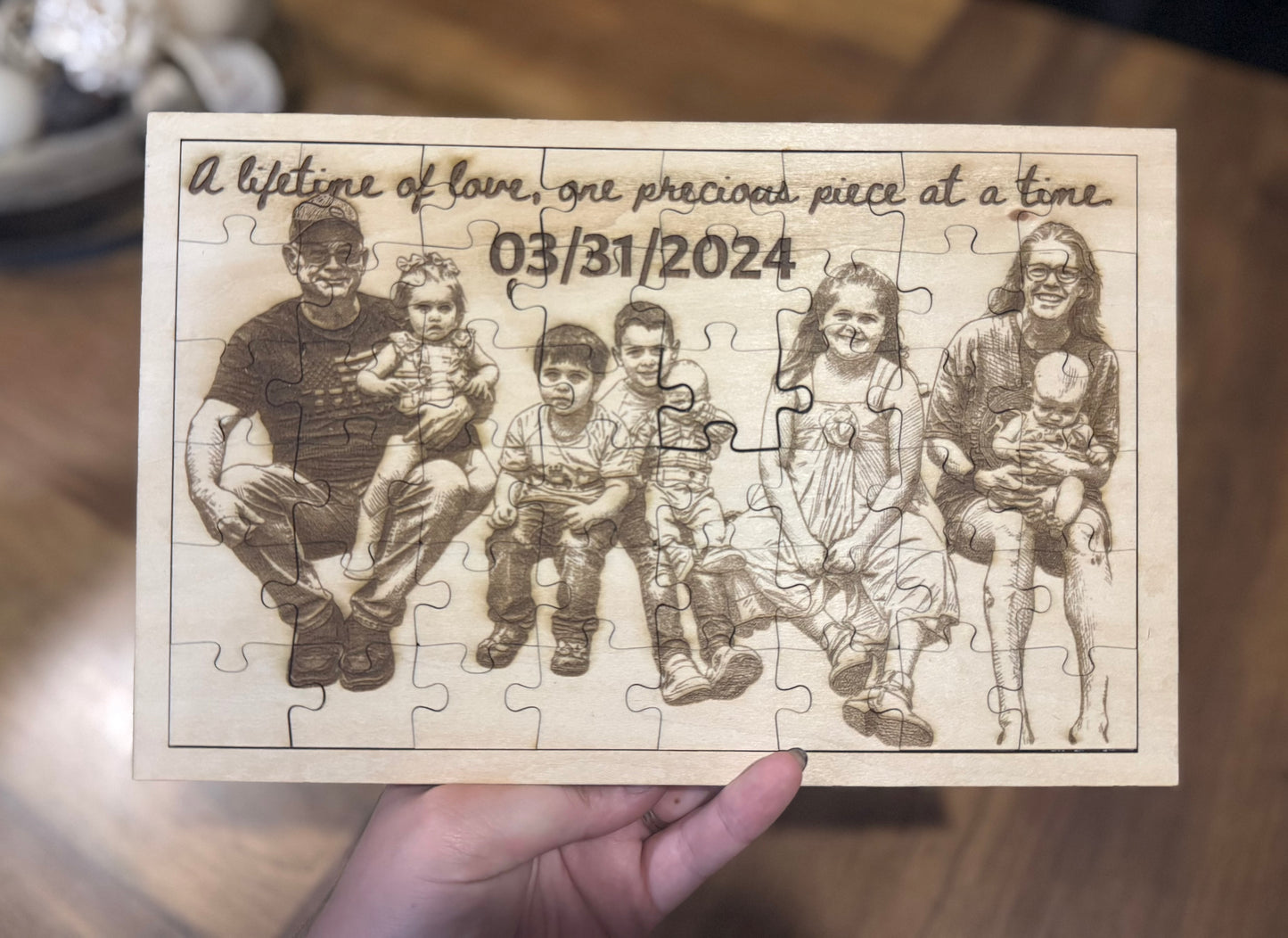 Customized Photo Wooden 48 Piece Puzzle