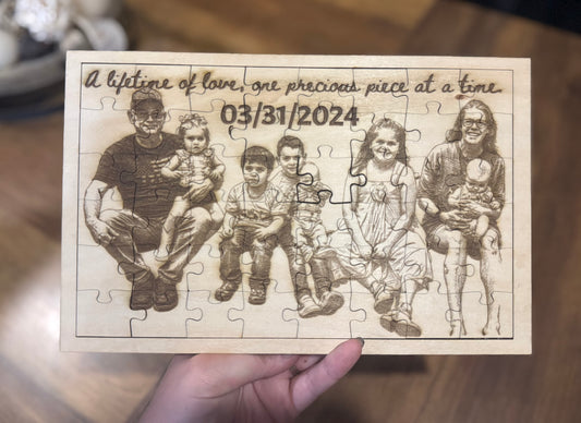 Customized Photo Wooden 48 Piece Puzzle