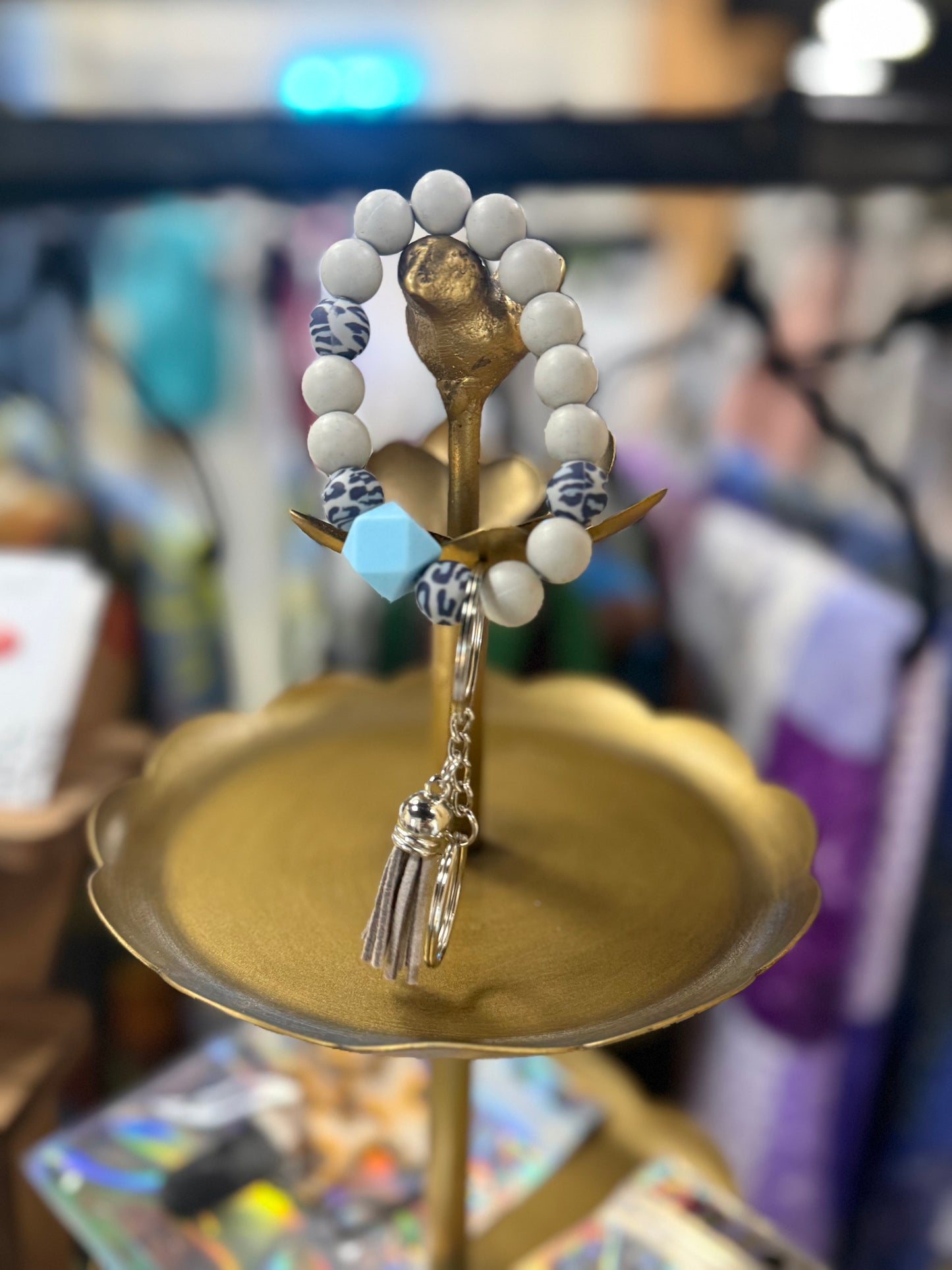 Silicon Beaded Keychains