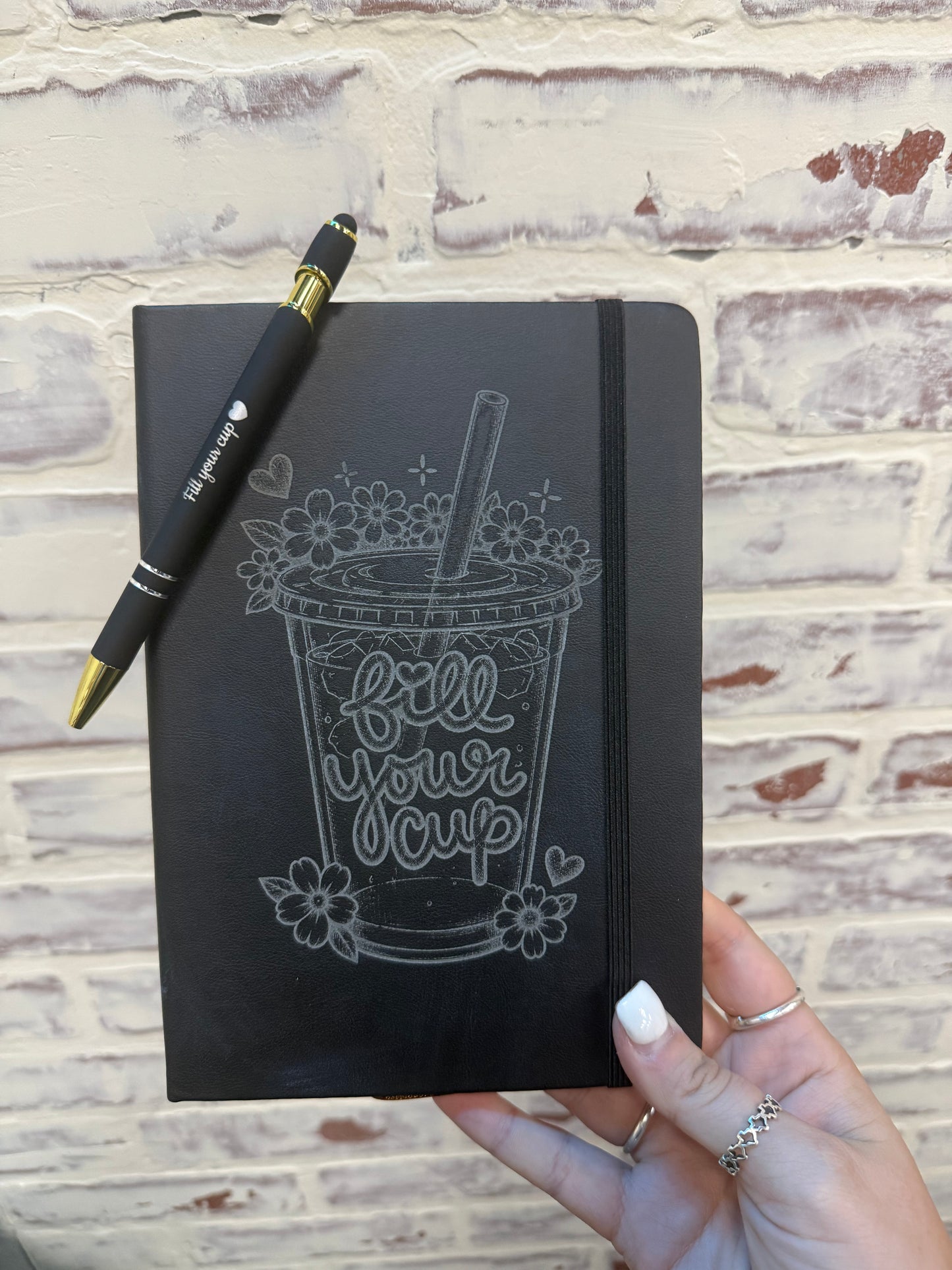 Engraved Hard Back Notebooks