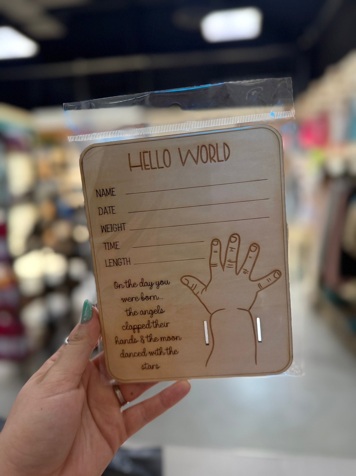 Hello World Bracelet Keepsake Signs