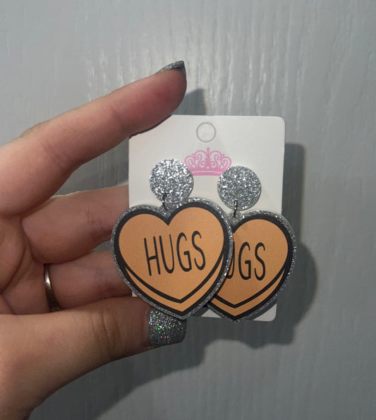 Conversation Hearts Dangle Earrings 💖