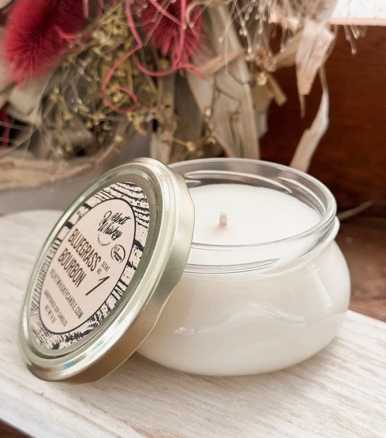 Bluegrass Bourbon Velvet Whiskey Candle Co.