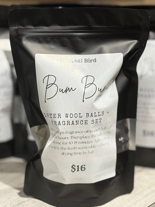 Dryer Wool Ball (2) + Bum Bum Fragrance