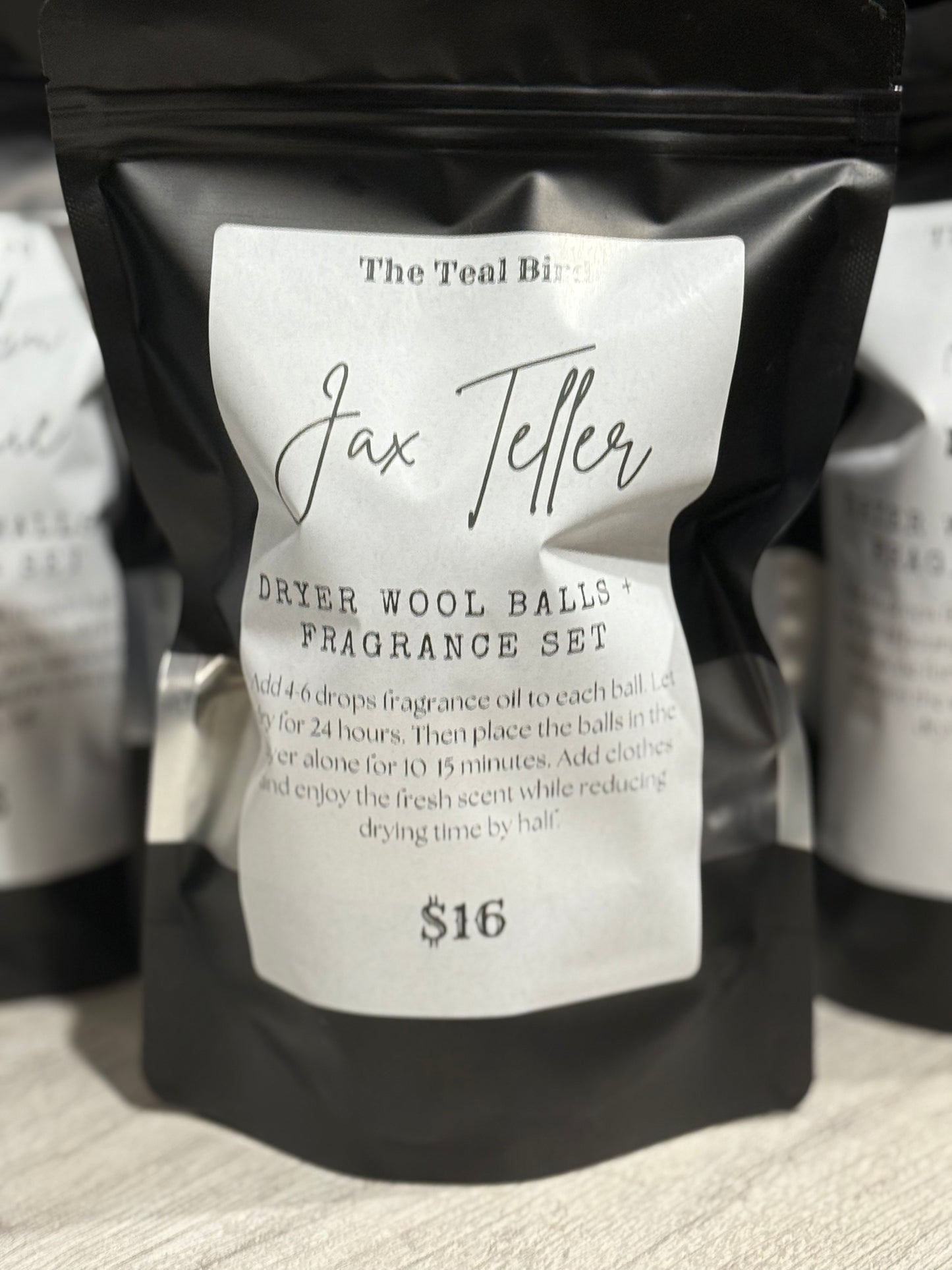 Dryer Wool Ball (2) + Jax Teller Fragrance