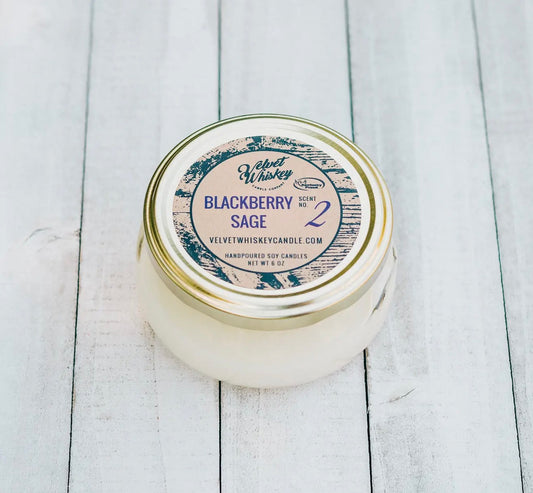 BlackBerry Sage Velvet Whiskey Candle Co.