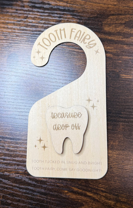 Tooth fairy Treasure Drop Off Door Hangers