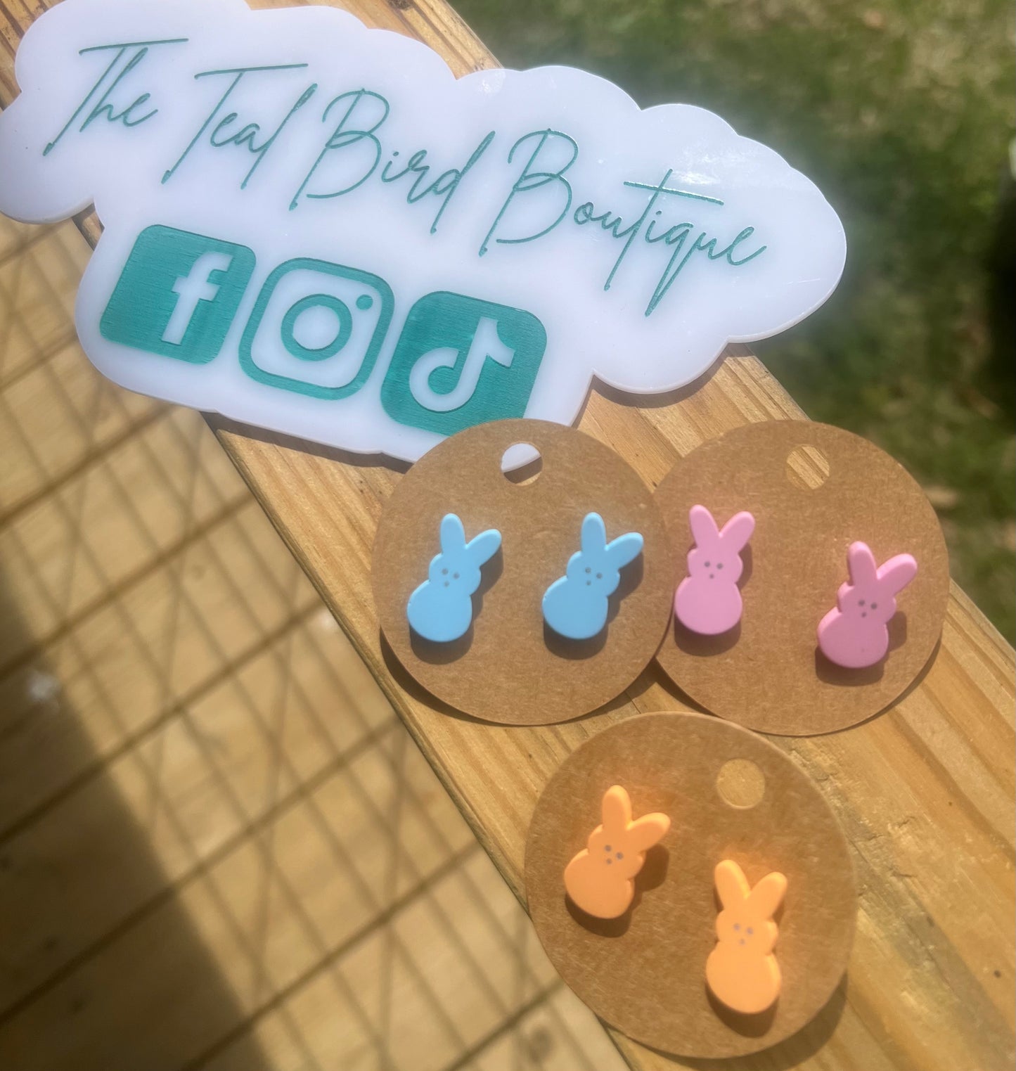 Easter Bunny Stud Earrings