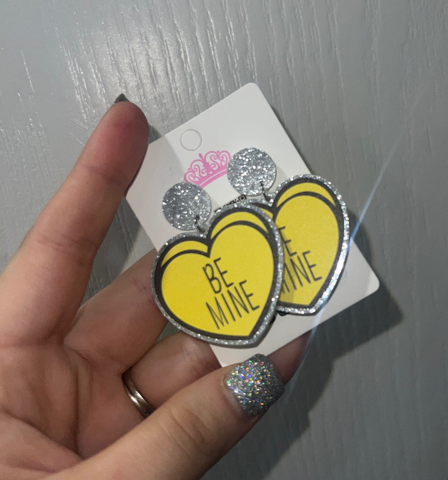 Conversation Hearts Dangle Earrings 💖