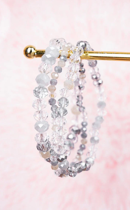 Crystal Clear Perfect Plans Bracelet Set