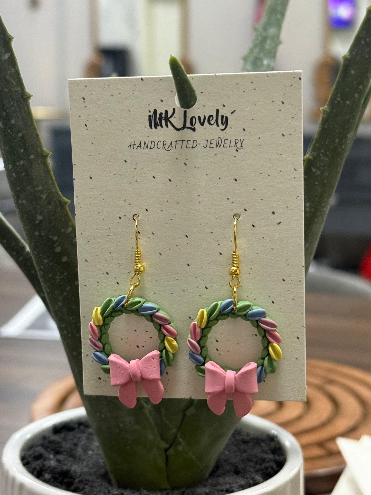Spring Wreath Dangles