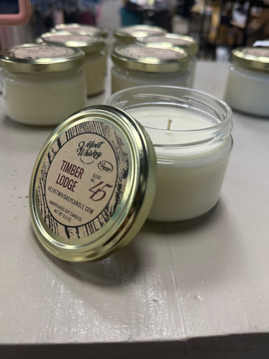 Timber Lodge Velvet Whiskey Candle Co.