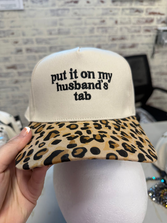 Put it on my husbands tab Embroidered Hat