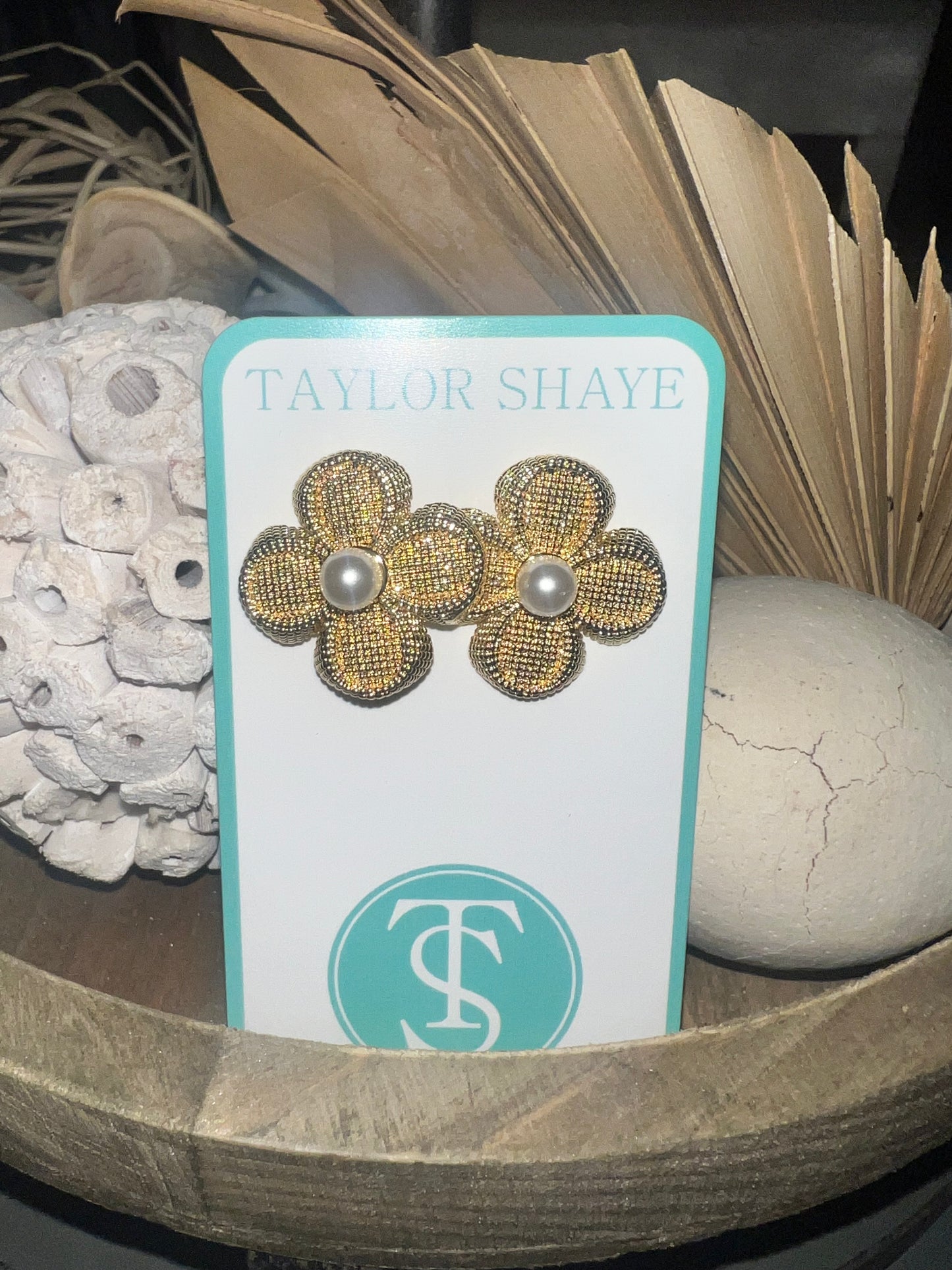 Isla Gold Flower Studs