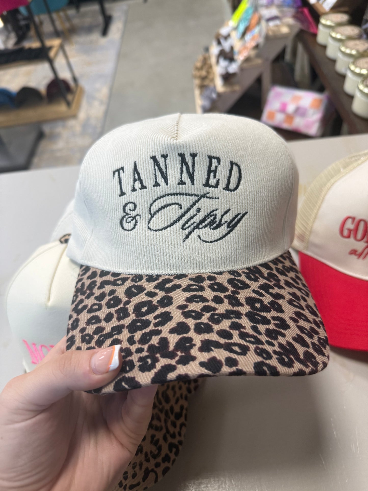 Tanned & Tipsy Embroidered Cap
