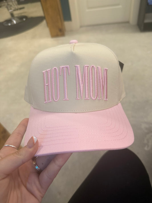 Hot Mom Embroidered Cap
