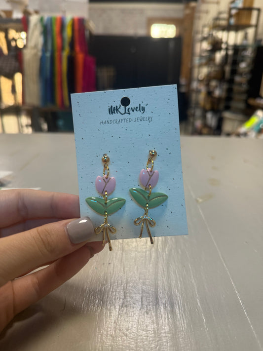 Darling Tulip Drop Earrings