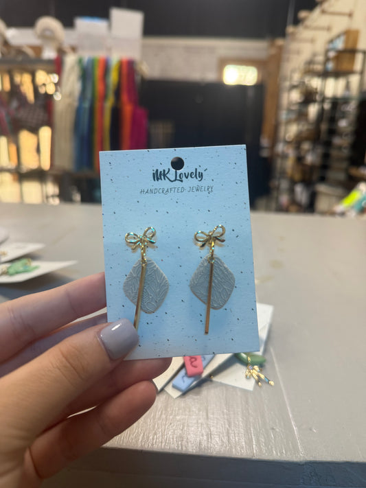 Textured Charm Earrings