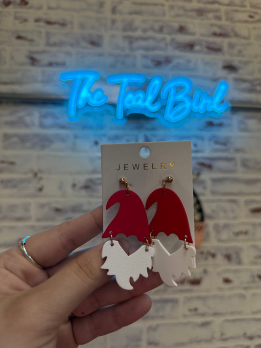 Santa Gnome Earrings