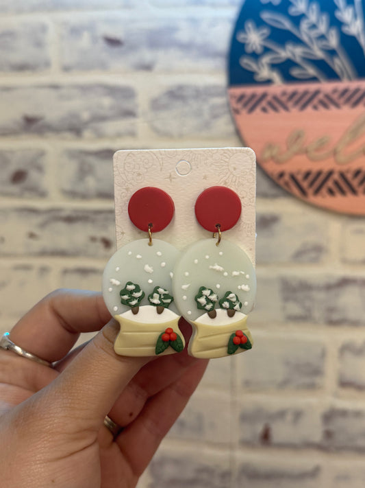 Snow-globe Earrings