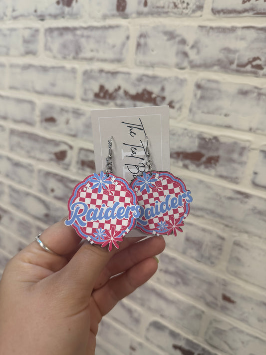 Raiders Earrings