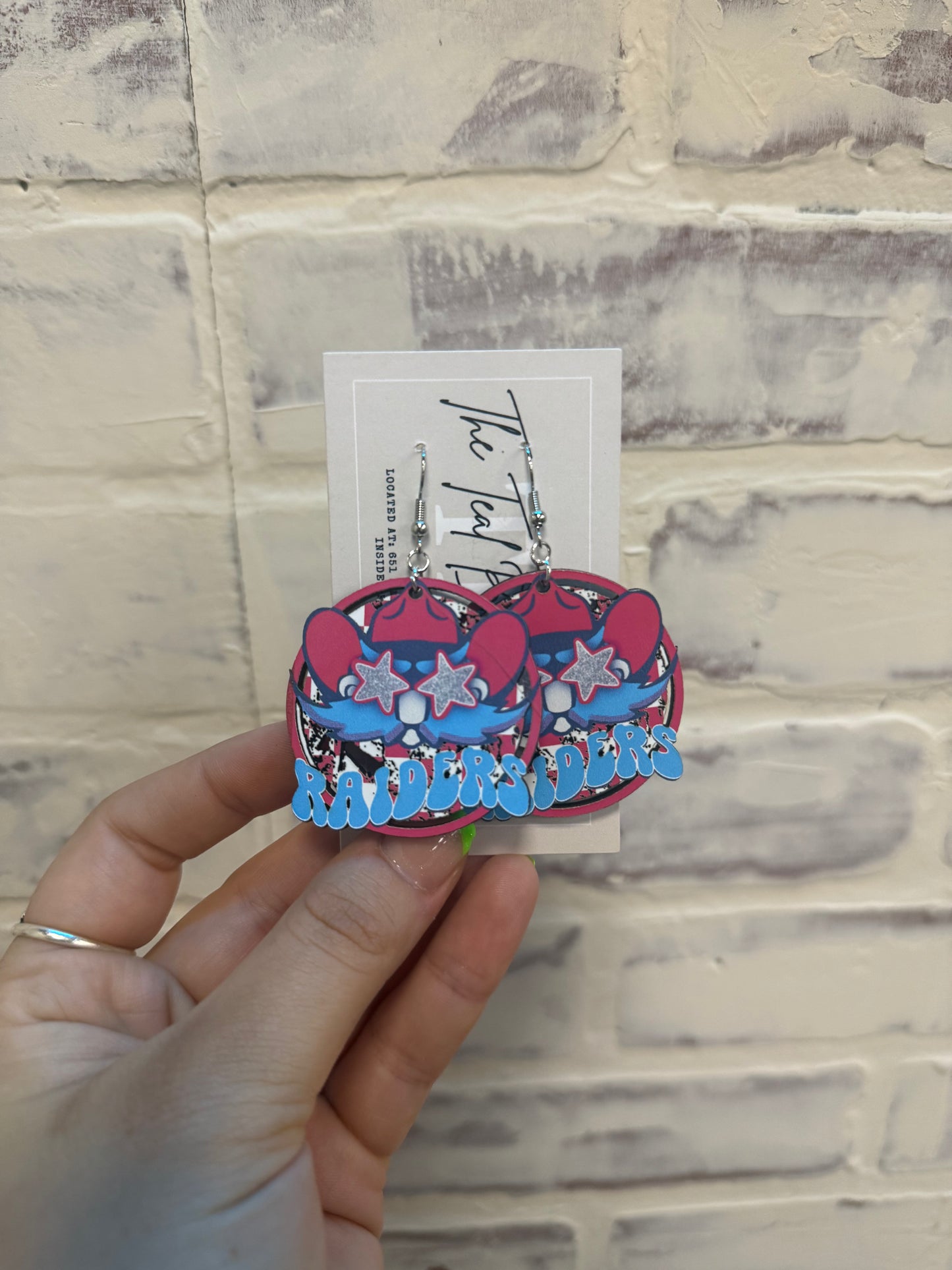 Preppy Raider Earrings