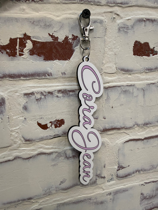 Custom Color Name Bag Tag