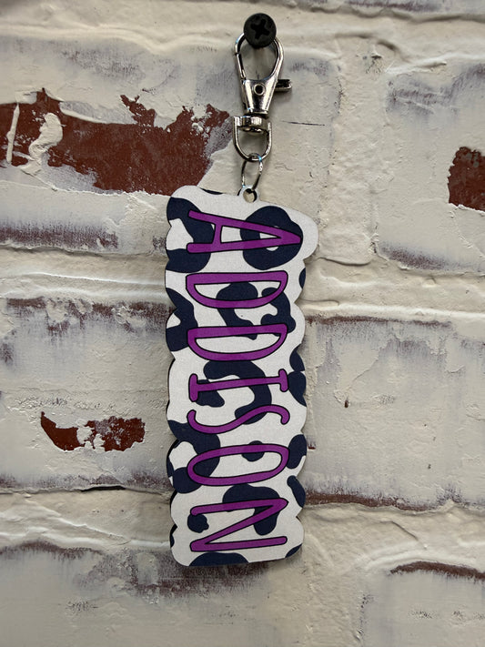Custom Pattern/Name Bag Tag