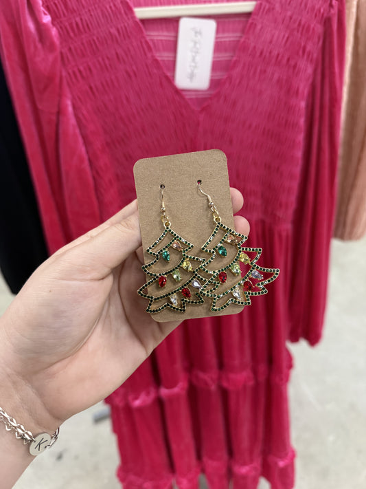 Christmas Tree Earrings