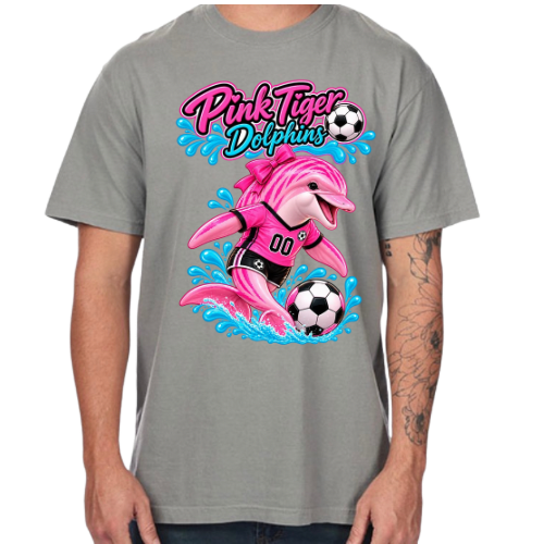 Pink Tiger Dolphins Team Shirt 2